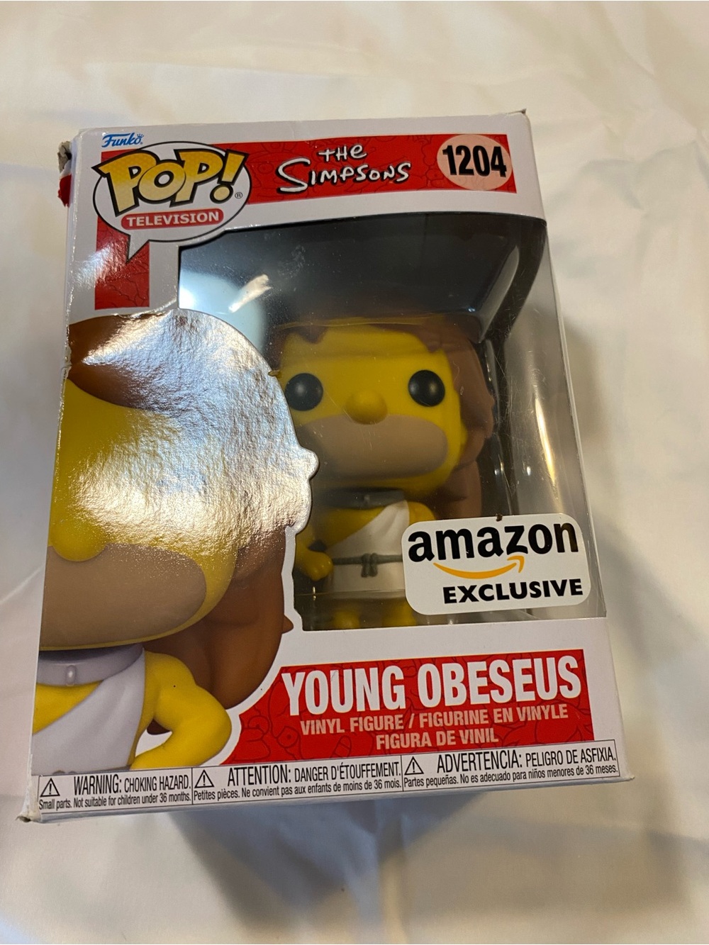 Funko Pop! The Simpsons Young Obeseus Vinyl Figure - Yellow, Brown, White